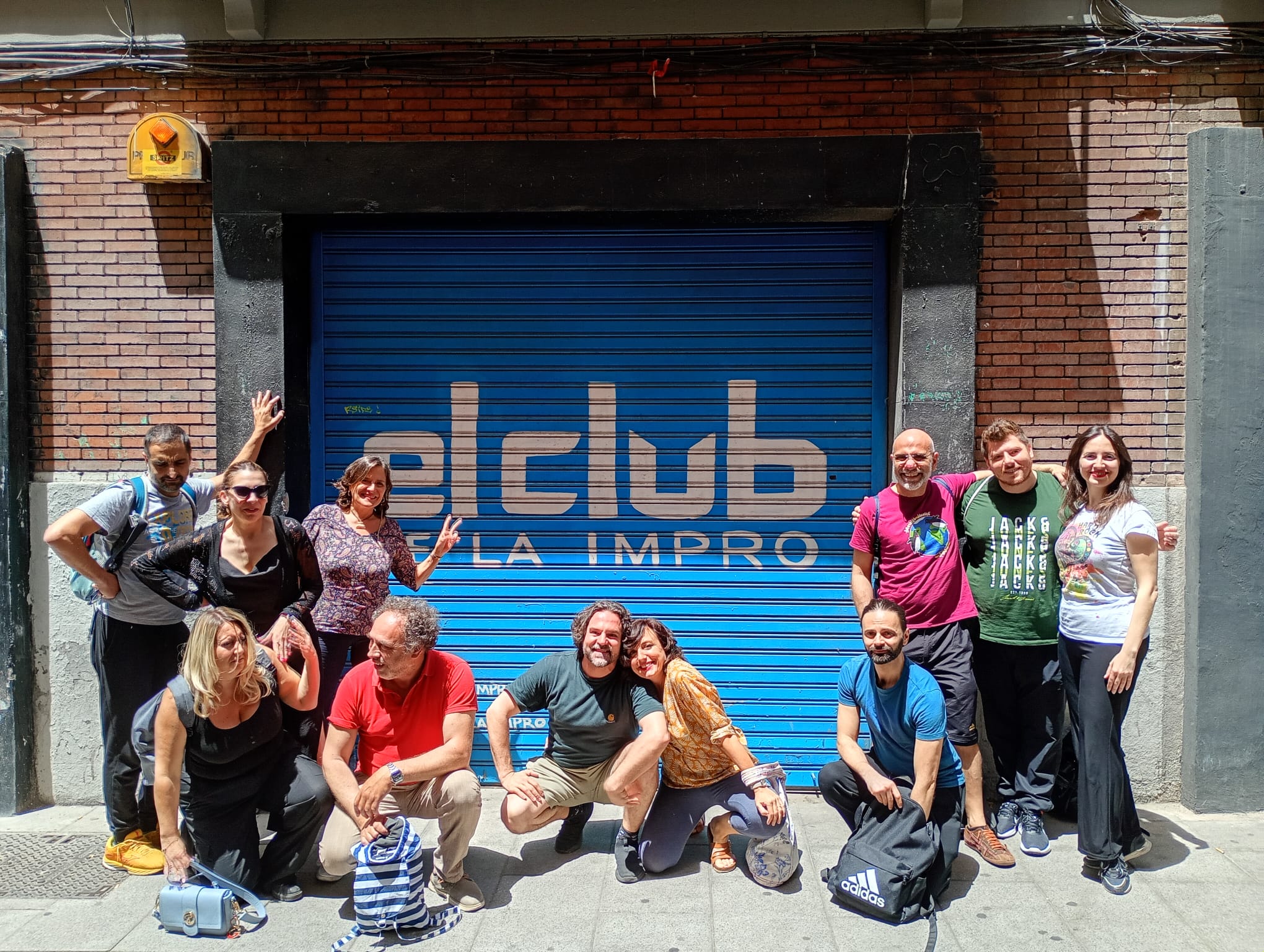 Improv performance with dramatic lighting