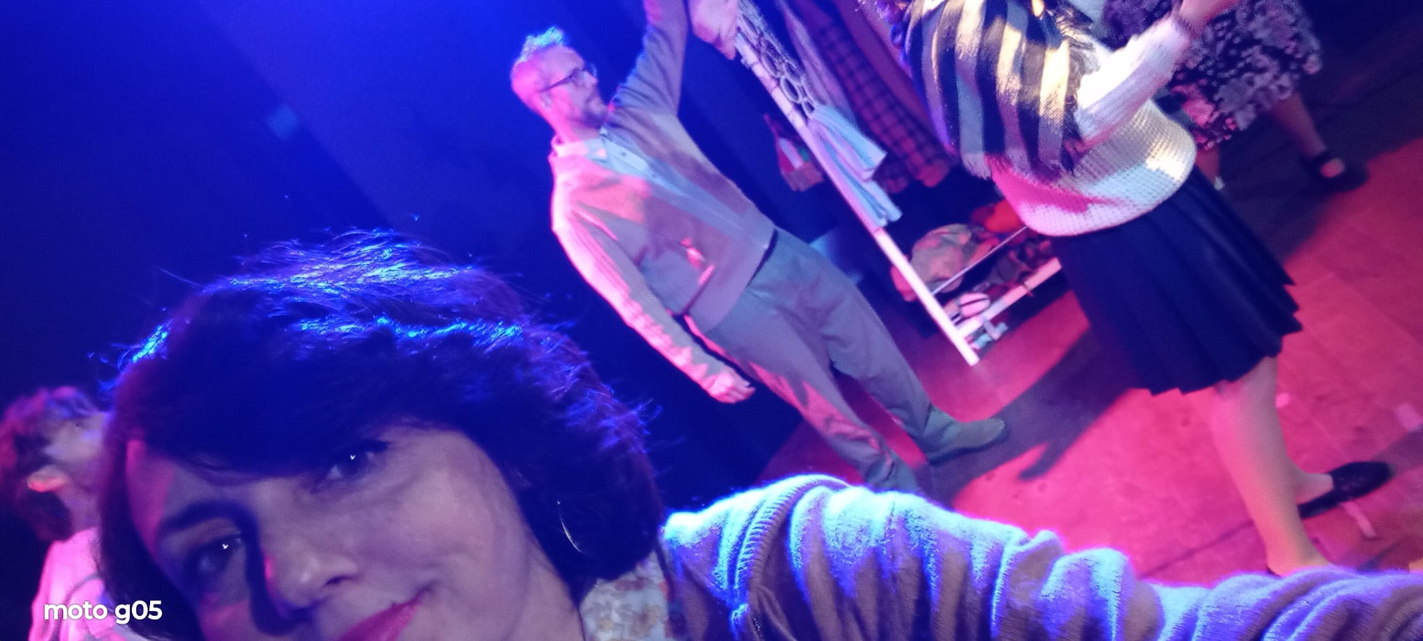 Stage performance in progress